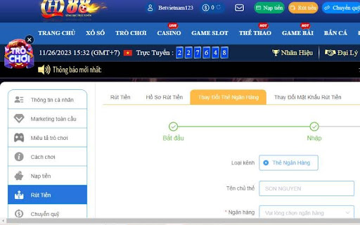 Ưu Điểm Khi Rút Tiền Từ Nhà Cái QH88