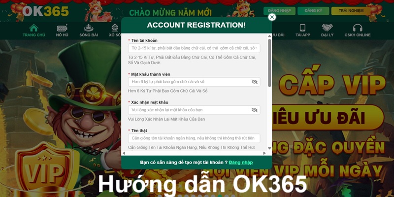 Hướng dẫn OK365 thao tác cơ bản dành cho tân thủ